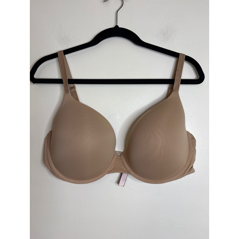 Victoria's‎ Secret Perfect Shape Underwire Bra Tan Nude 40D Full Coverage Lined
